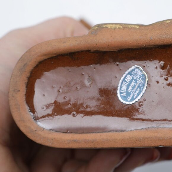 Vintage Fairyland Import Ceramic Flask & Glasses Japan Mid Century Louie's Bar - Picture 10 of 11